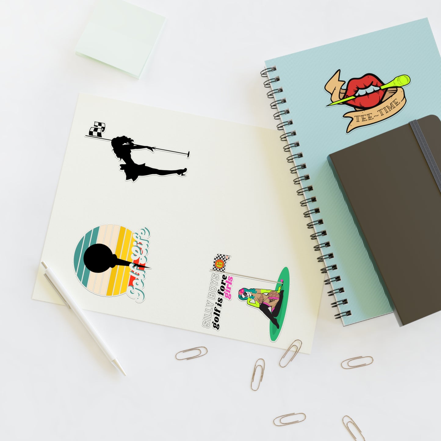 Motley Golf Sticker Sheet B