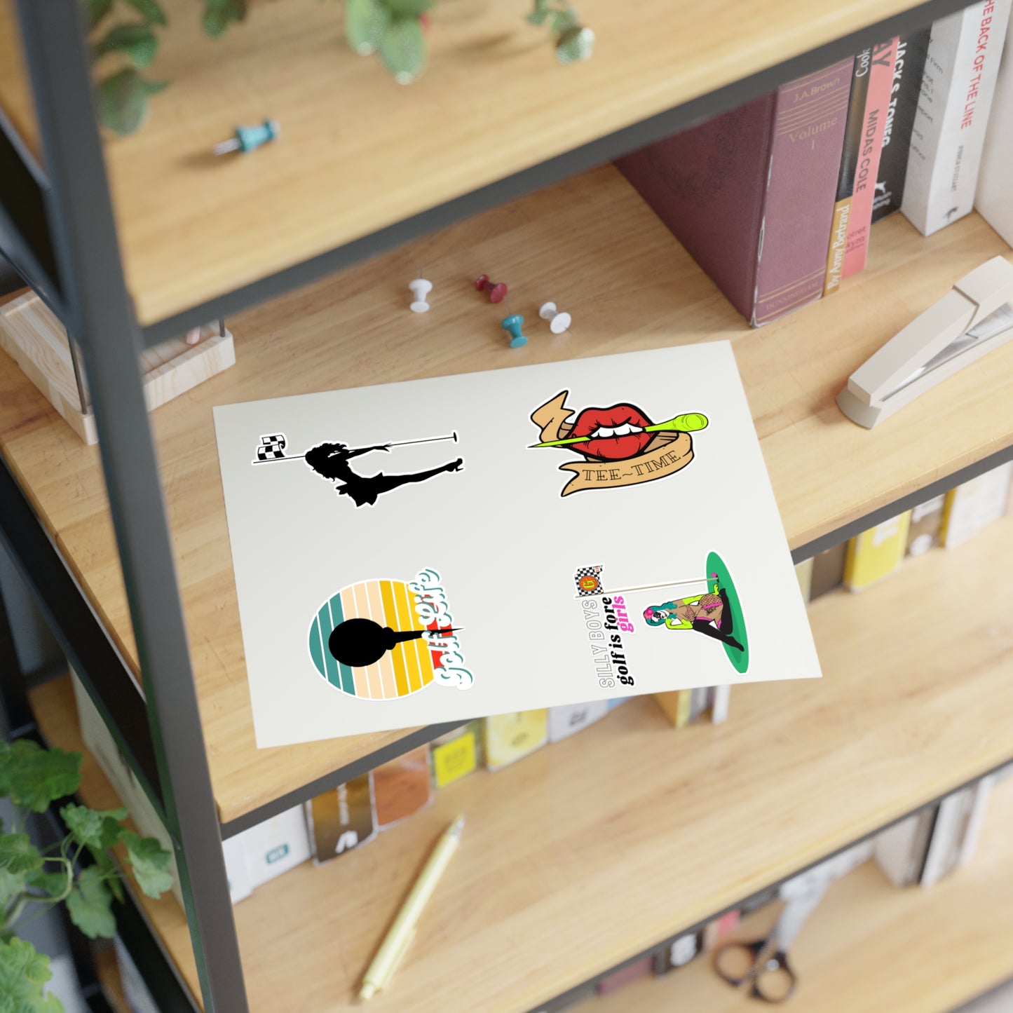 Motley Golf Sticker Sheet B