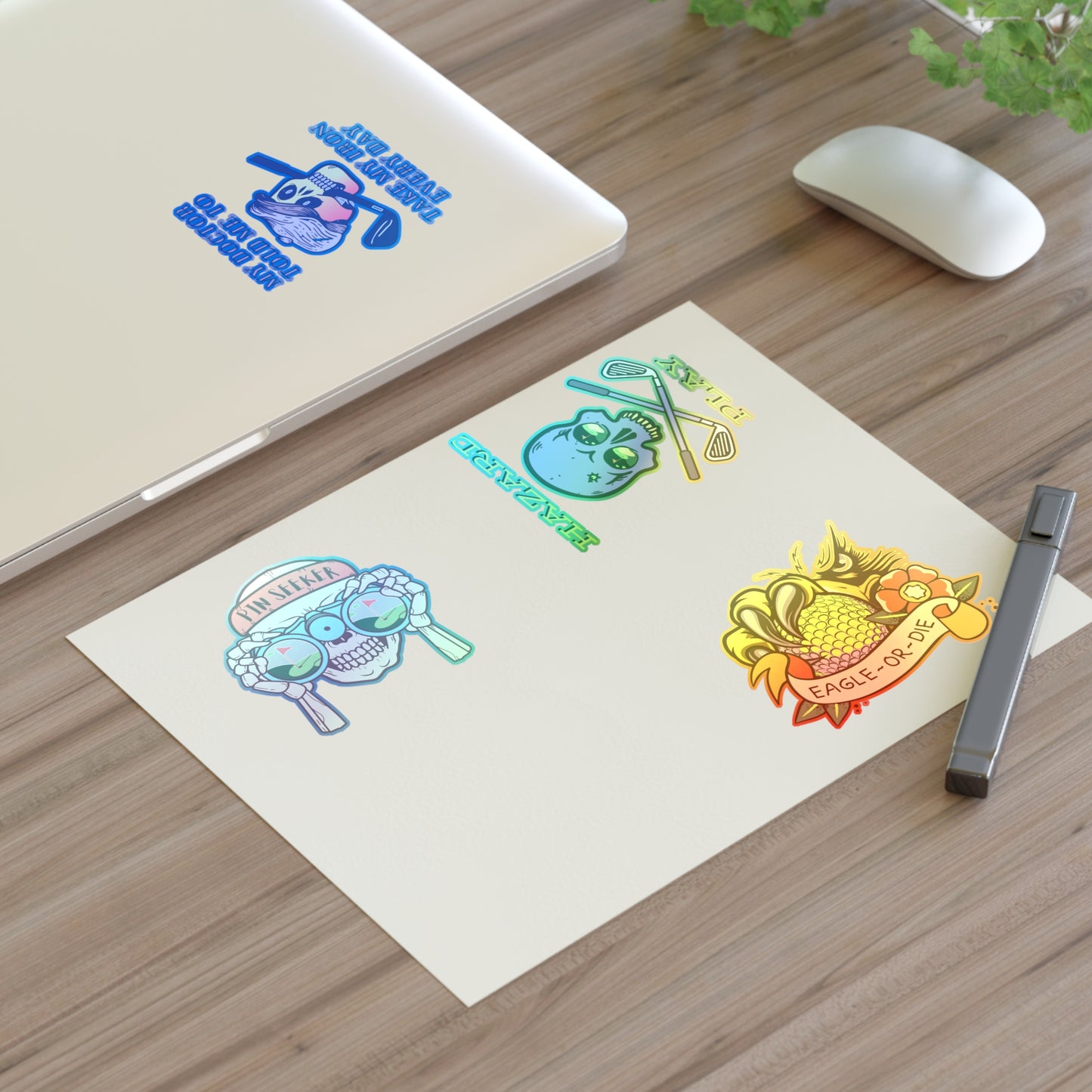 Motley Golf Sticker Sheet A