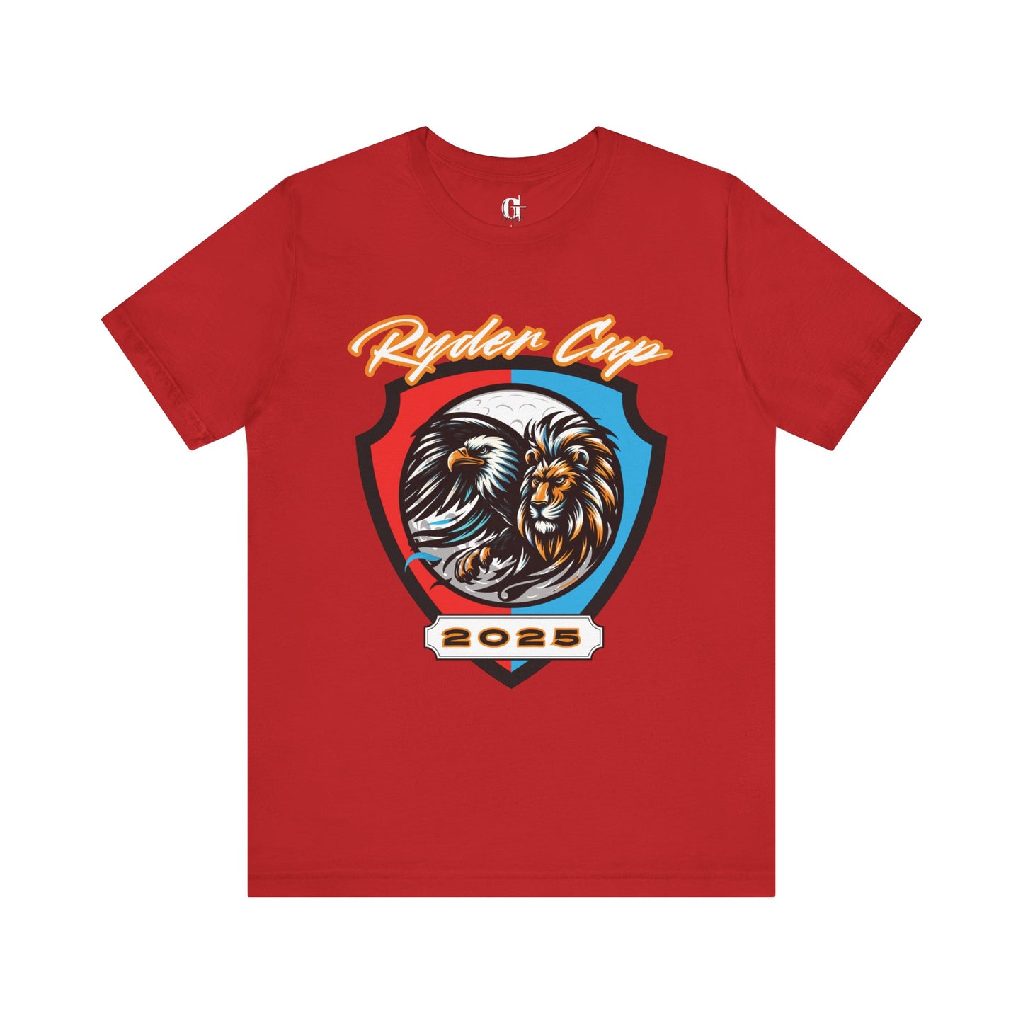 Ryder Cup T-Shirt – Bold Eagle vs Lion Golf Graphic Tee, USA vs Europe Golf Shirt