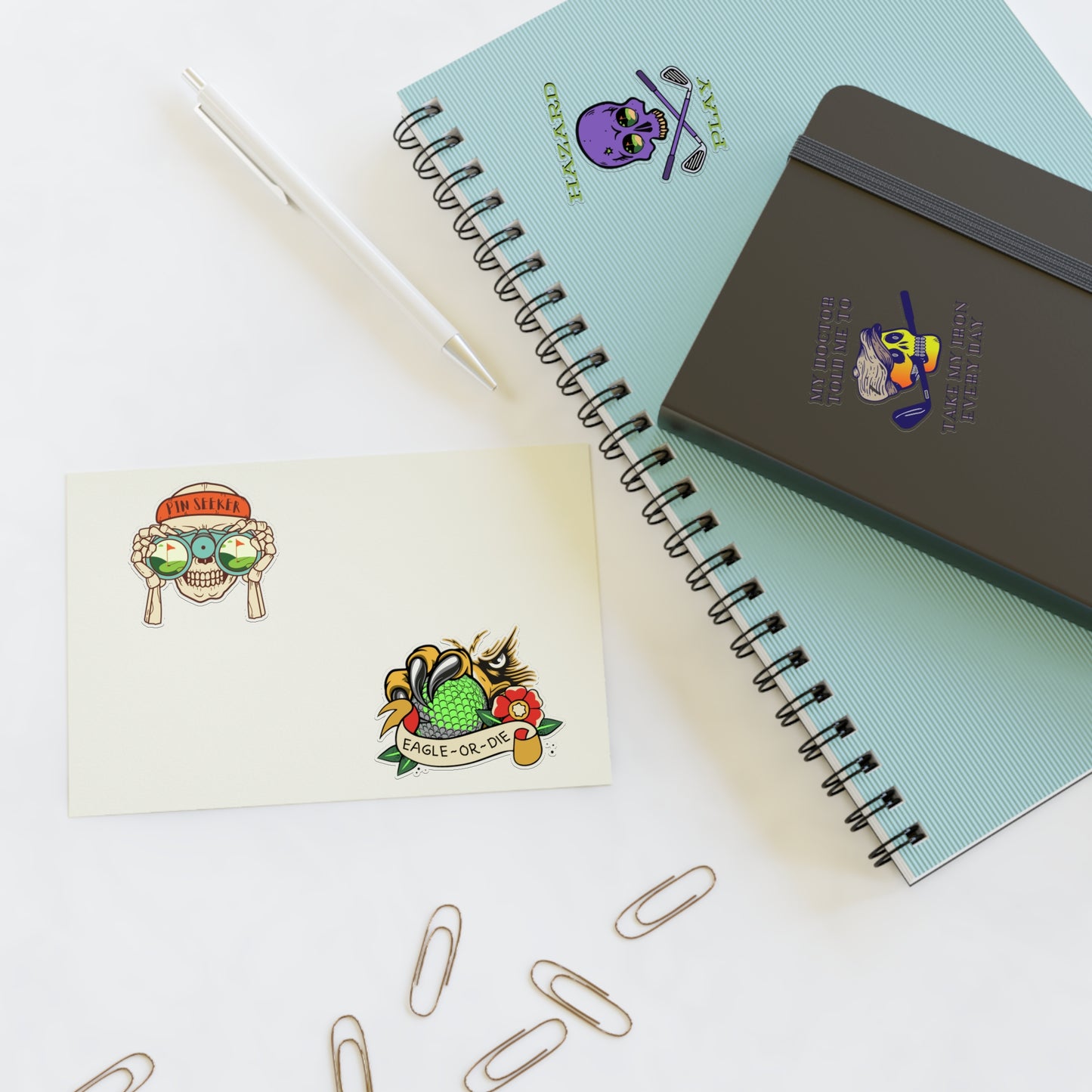 Motley Golf Sticker Sheet A