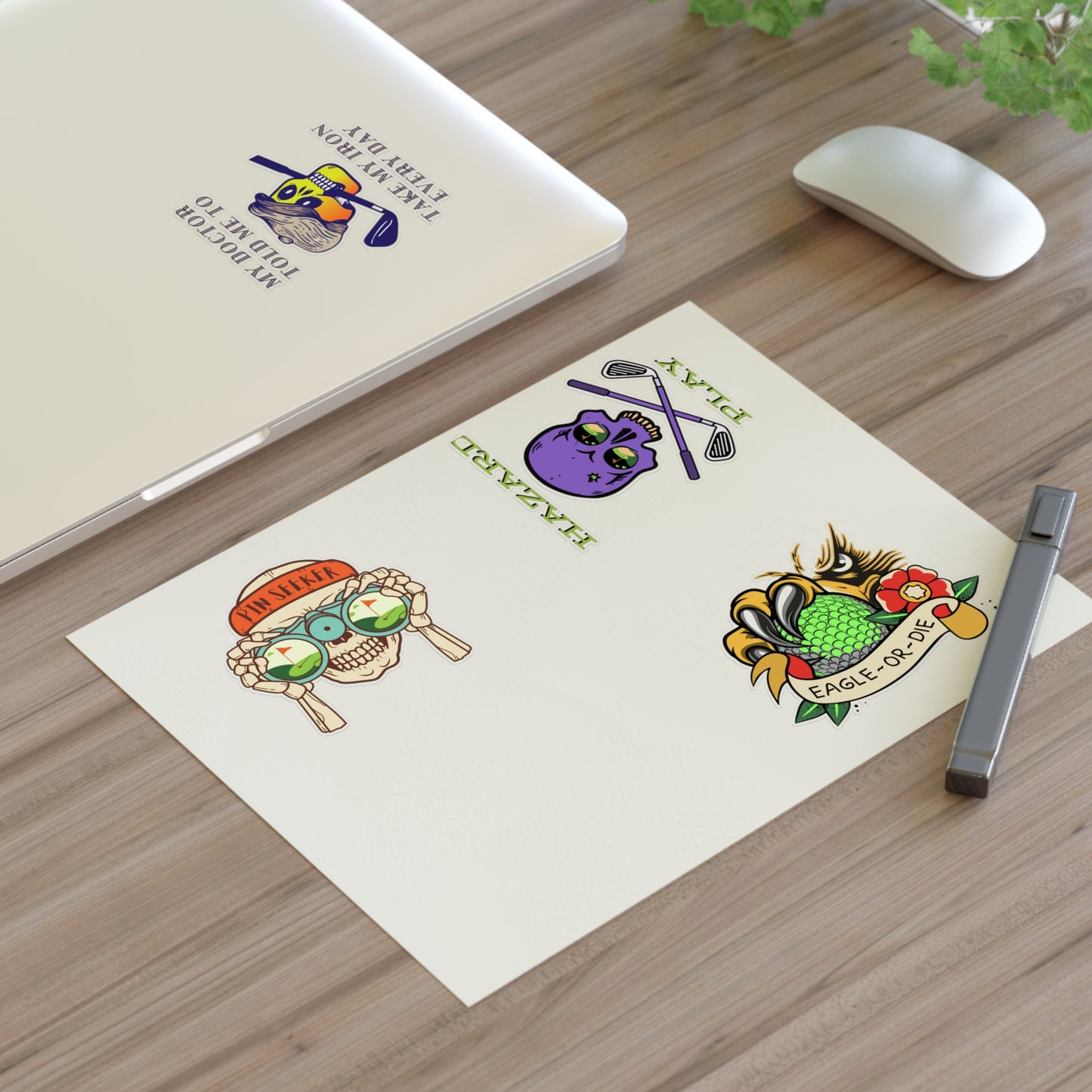 Motley Golf Sticker Sheet A