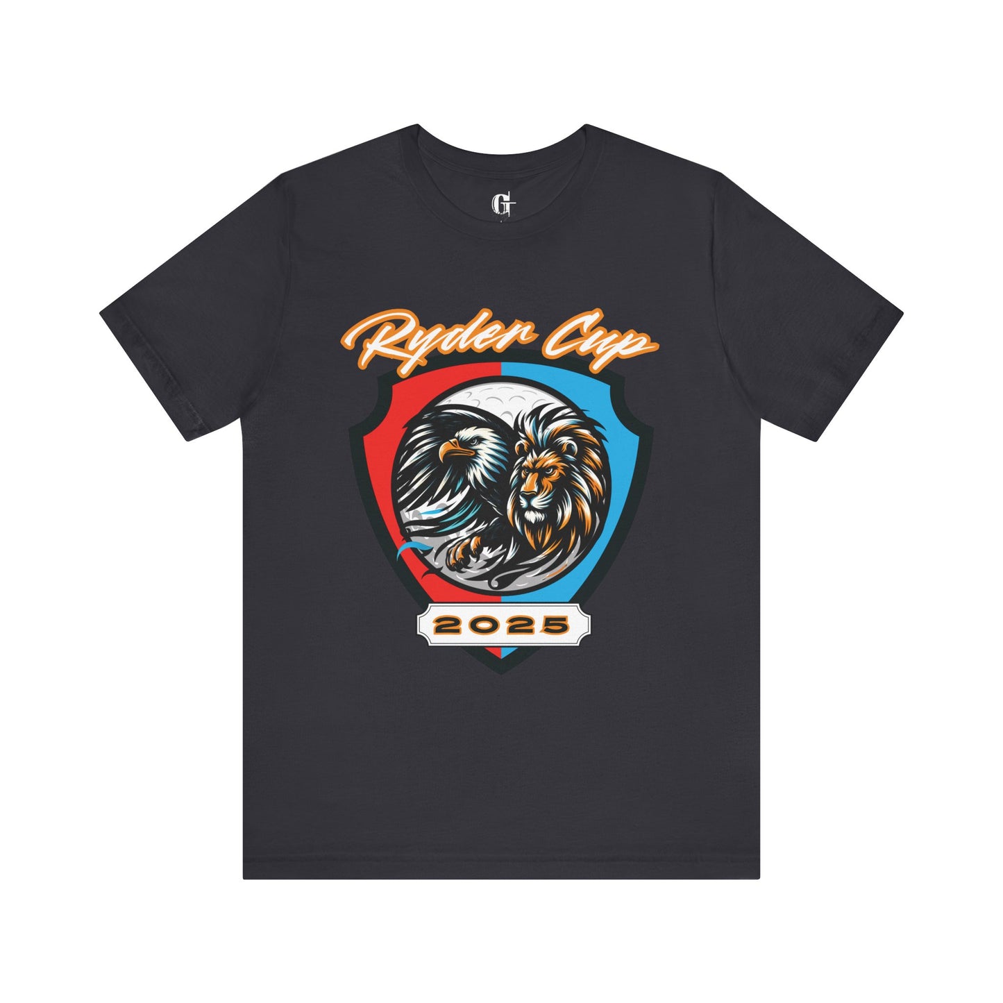 Ryder Cup T-Shirt – Bold Eagle vs Lion Golf Graphic Tee, USA vs Europe Golf Shirt