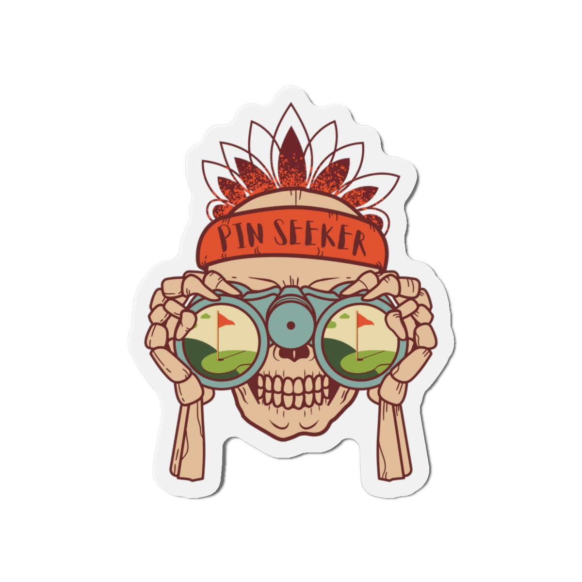 Fiesta Pin Seeker | Die-Cut Magnet