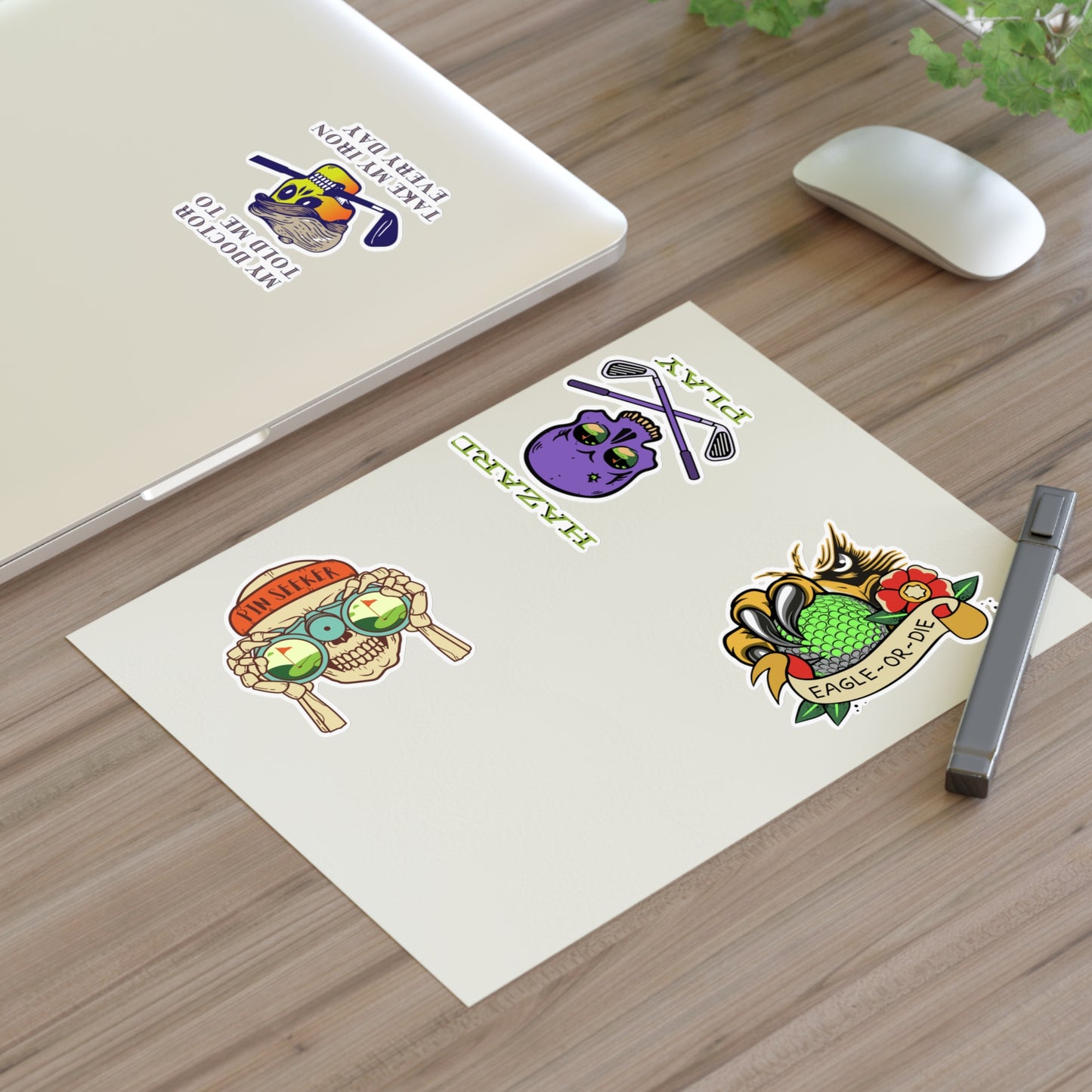 Motley Golf Sticker Sheet A