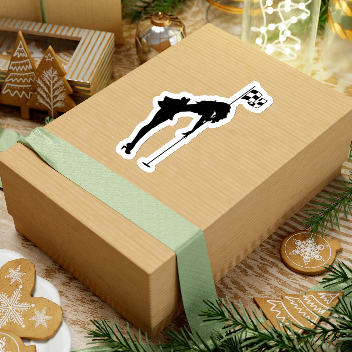 Sexy Golfer Silhouette Sticker