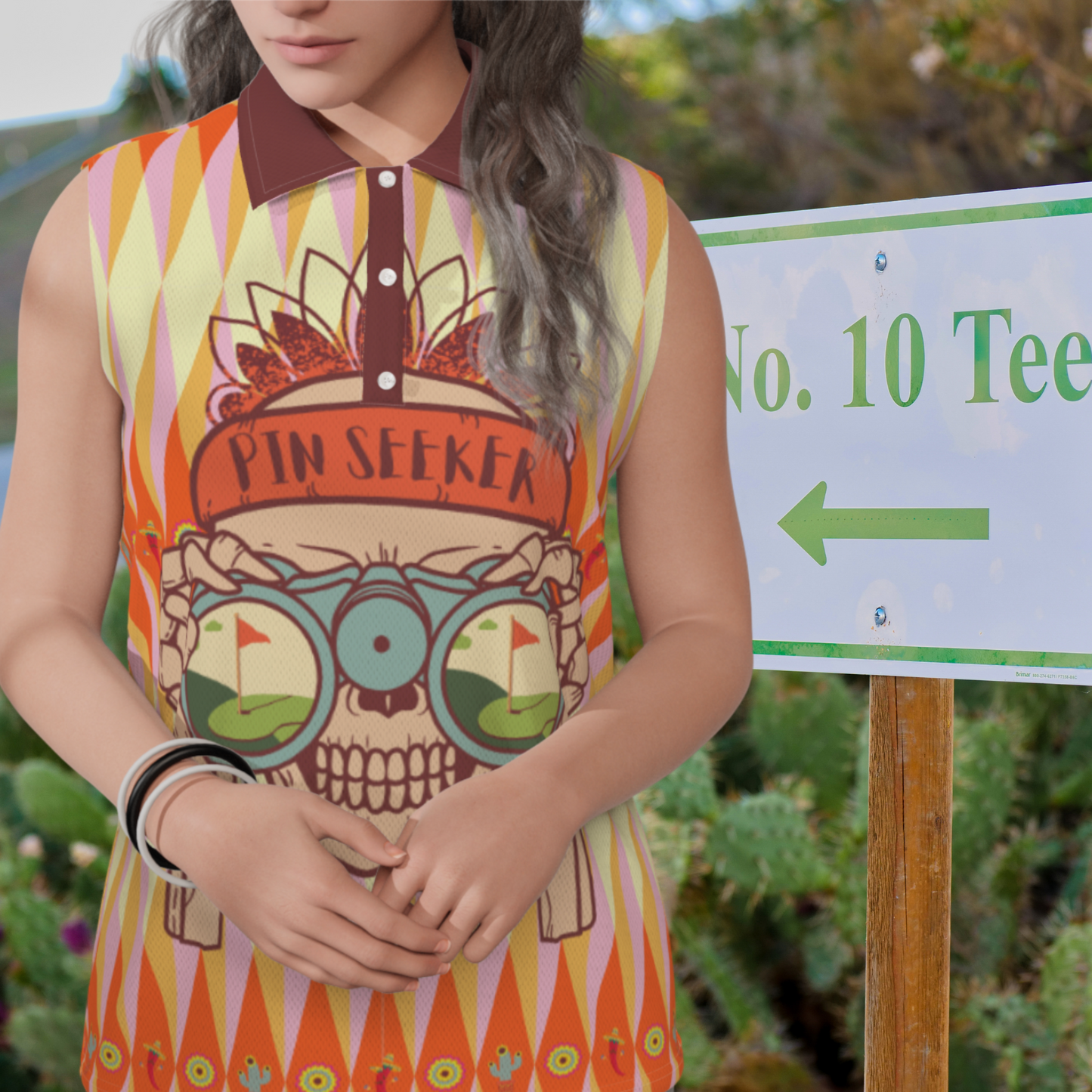 Fiesta Pin Seeker | Ladies Golf Polo