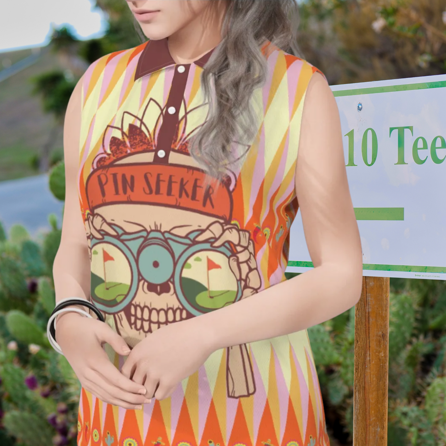 Fiesta Pin Seeker | Ladies Golf Polo