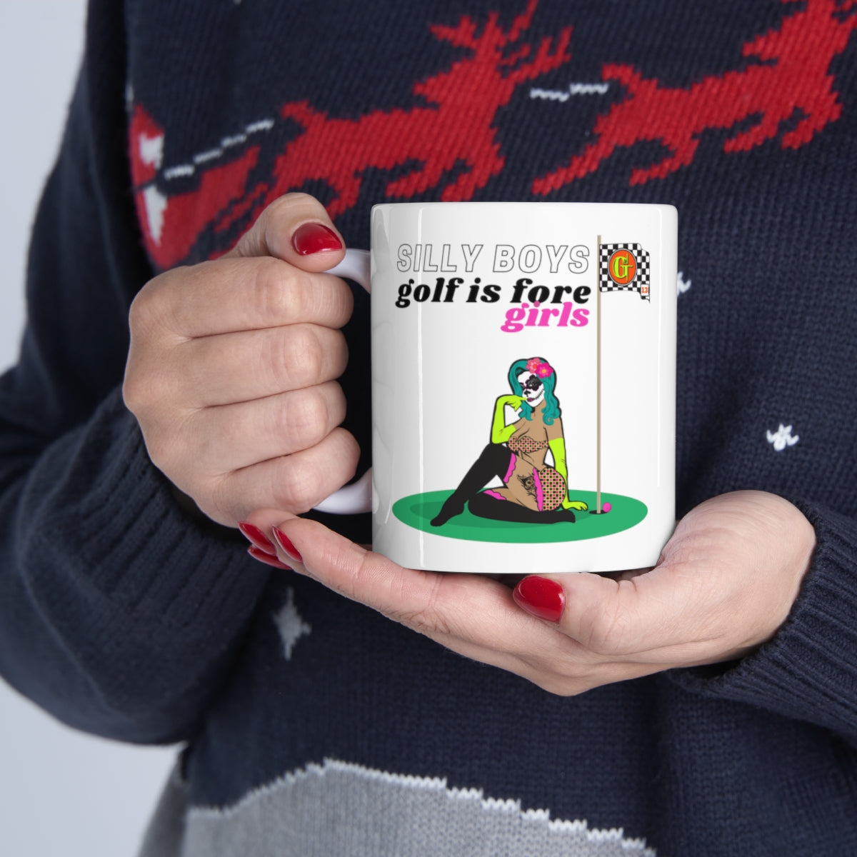 Silly Boys Golf Is Fore Girls Golf Mug