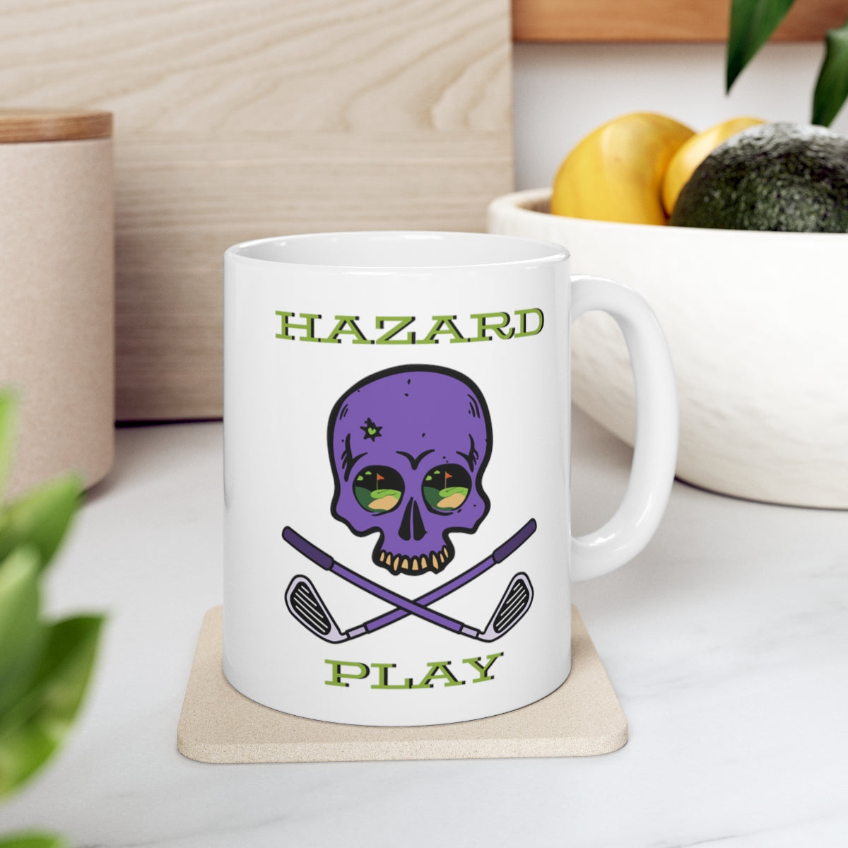 Hazard Play Golf Mug