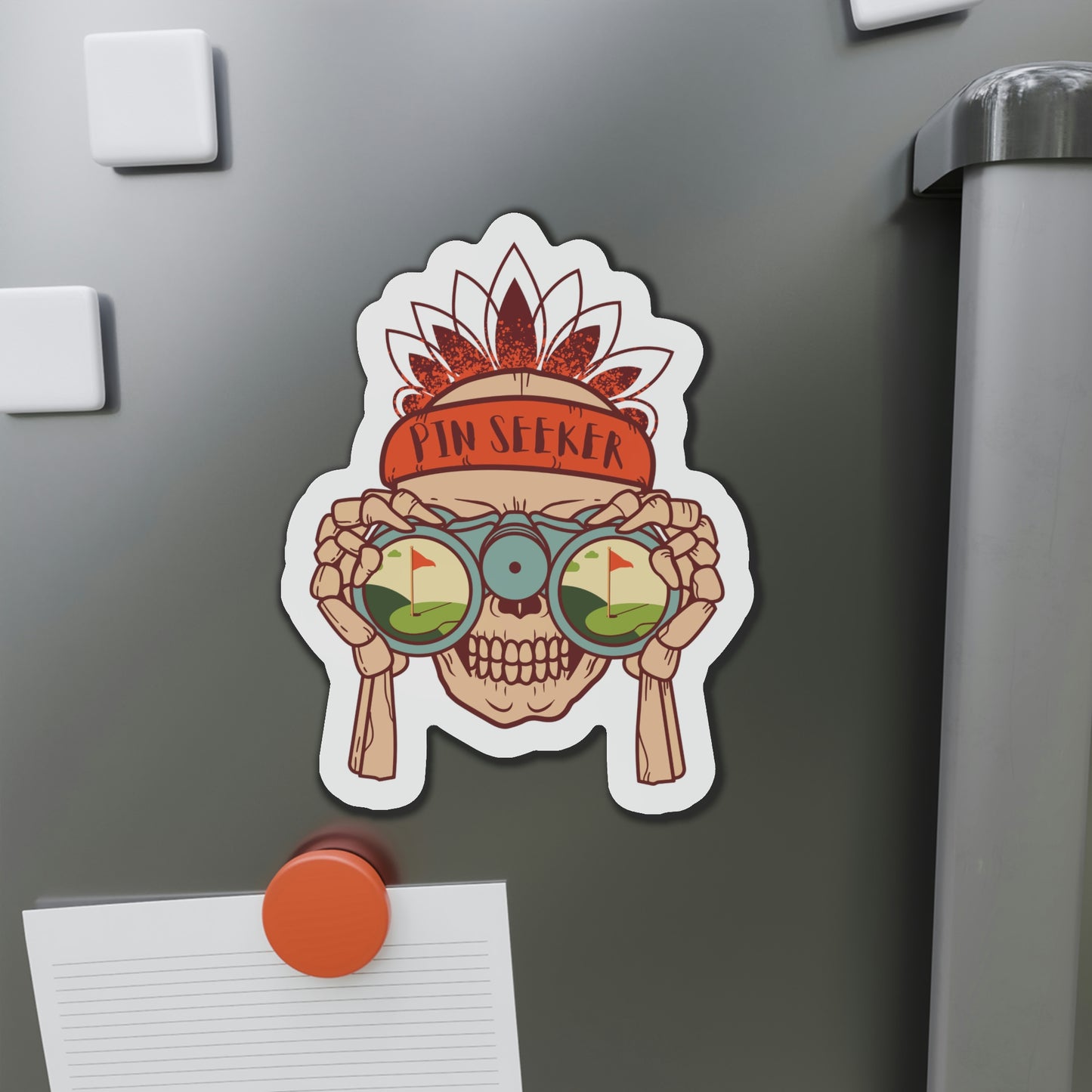 Fiesta Pin Seeker Die-Cut Magnets