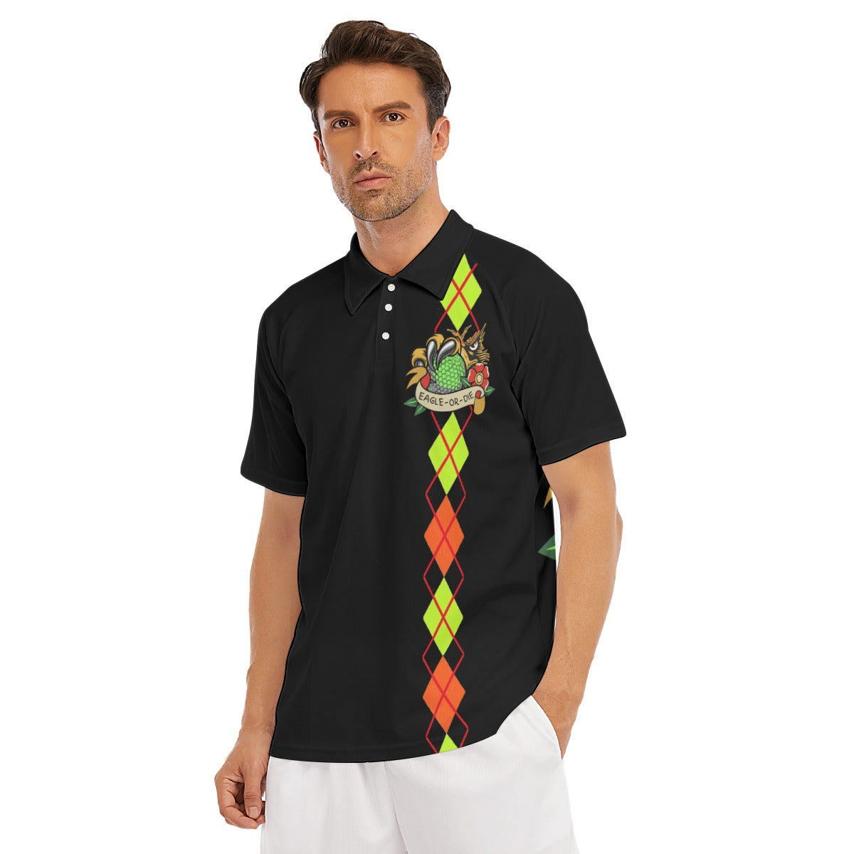 Eagle Or Die Golf Polo