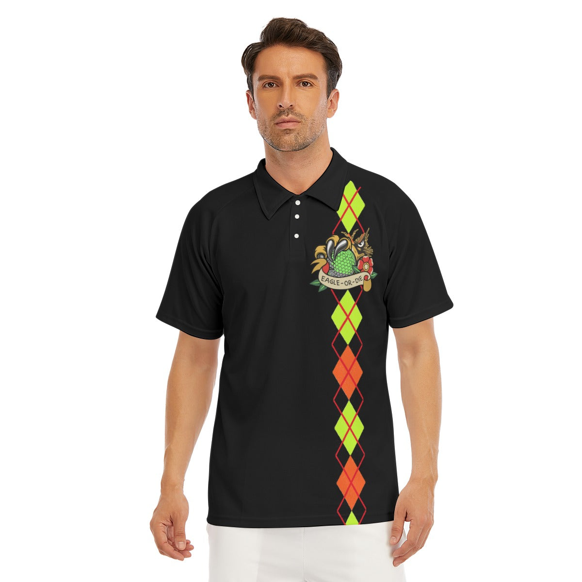 Eagle Or Die Golf Polo
