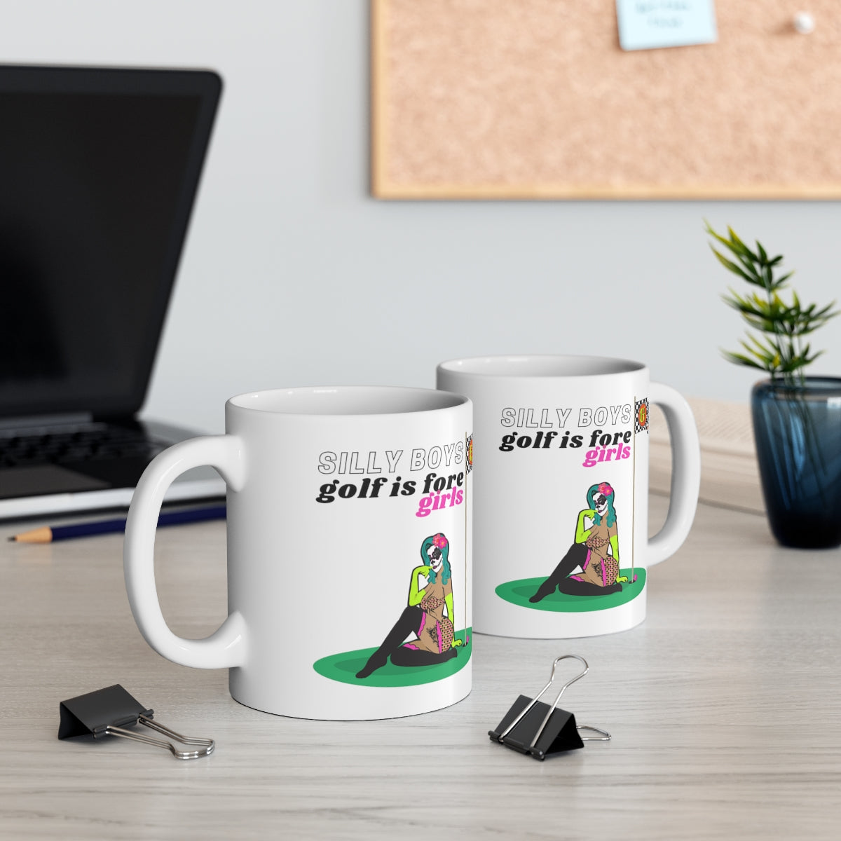 Silly Boys Golf Is Fore Girls Golf Mug