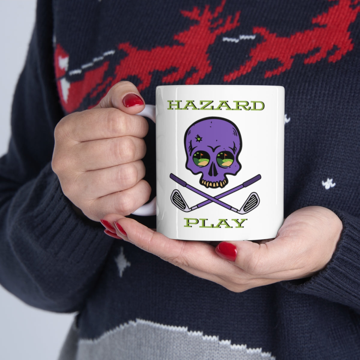 Hazard Play Golf Mug