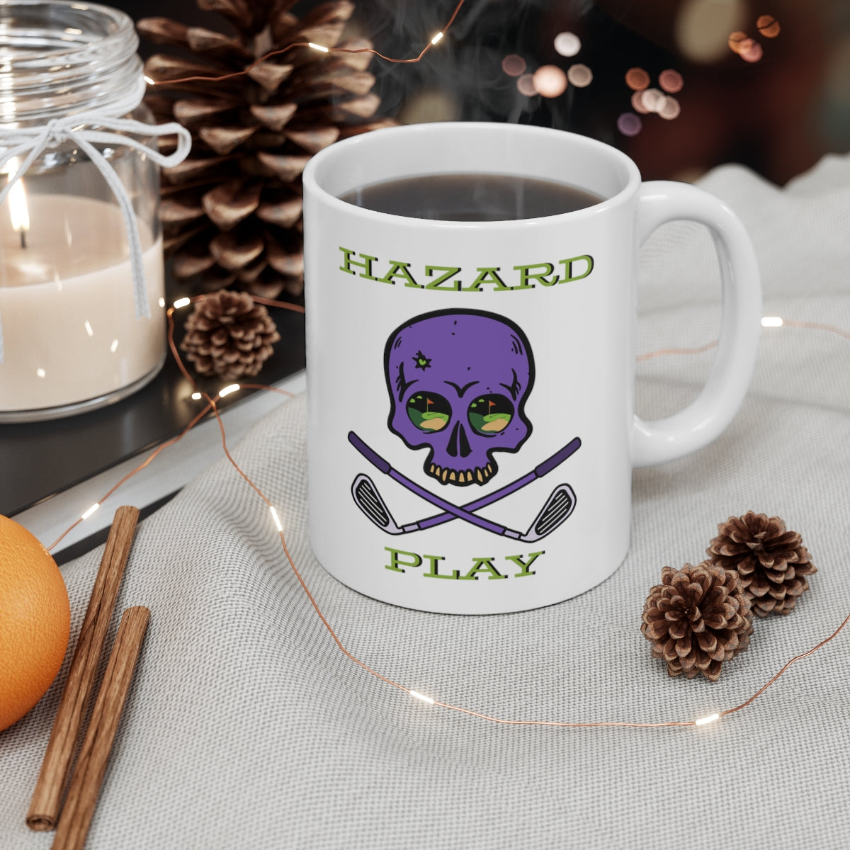 Hazard Play Golf Mug