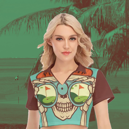 Pin Seeker Golf Polo Crop