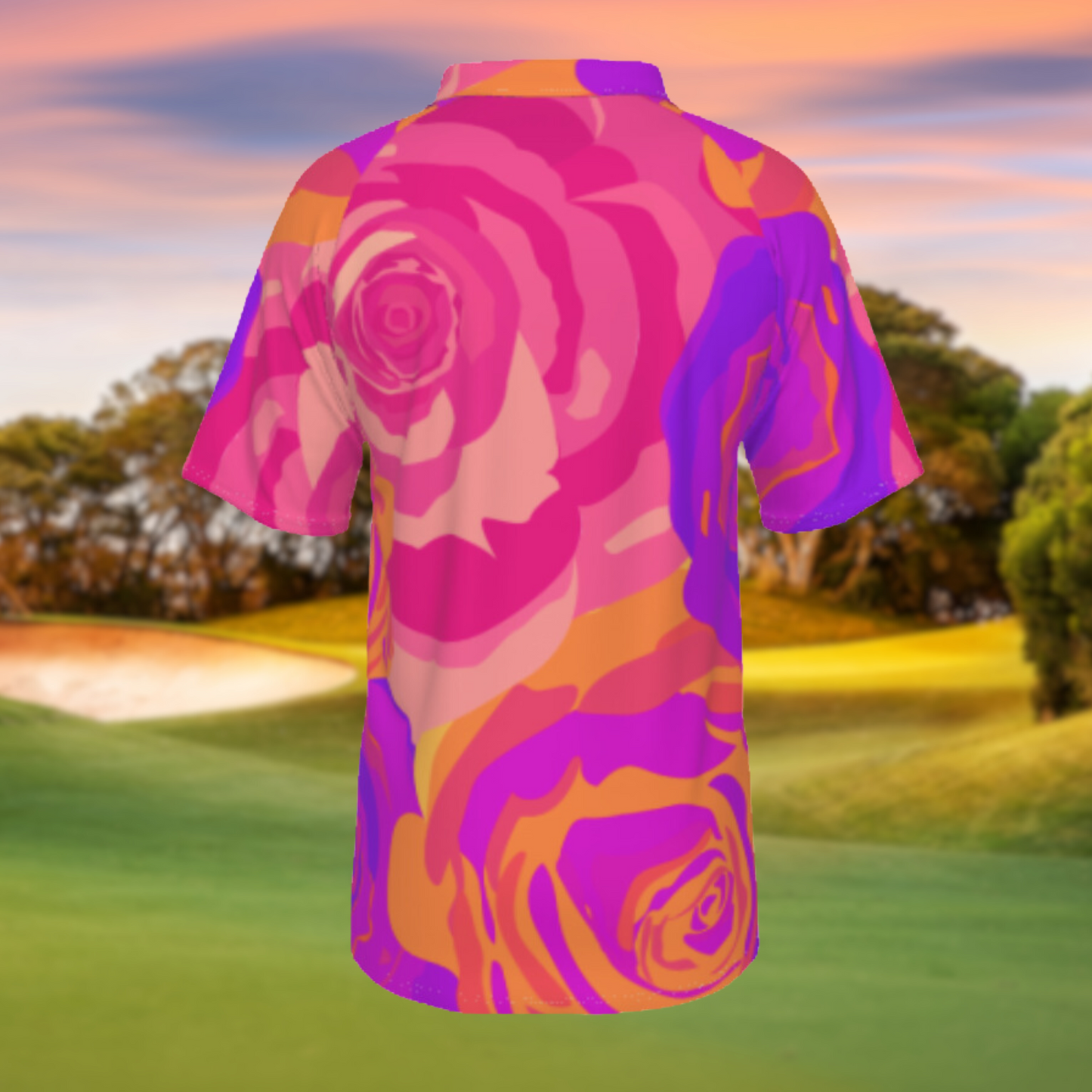 Desert Rose Short Sleeve Golf Polo